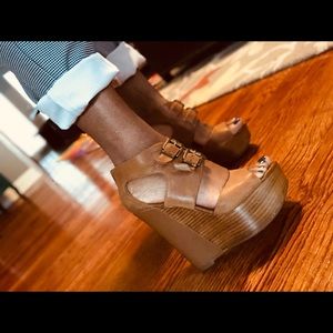 Brown Aldo Wedges